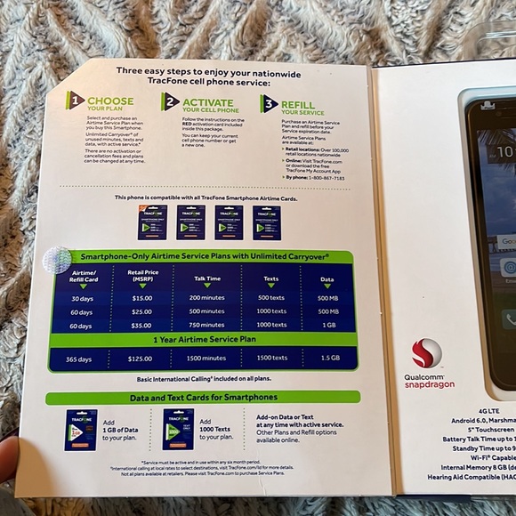 Tracfone with case - Picture 3 of 6